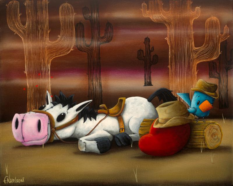 Fabio Napoleoni Sweet Little Cowboy Dreamer (PP #1) Canvas